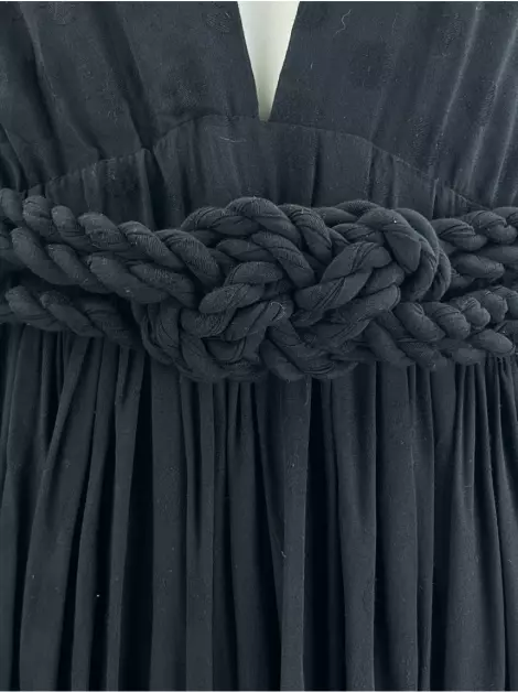 Vestido Tig Tecido Preto