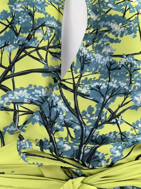 Vestido Tufi Duek Amarração Estampado