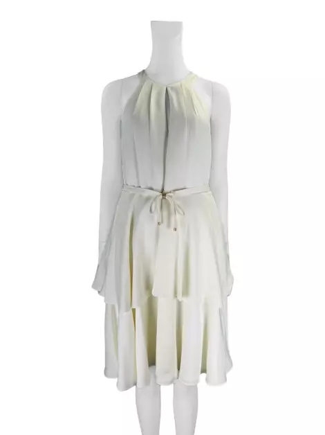 Vestido Tufi Duek Midi Branco