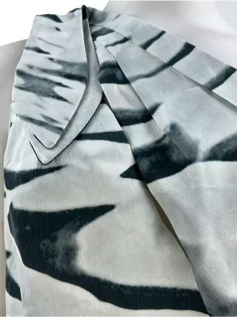 Vestido Tufi Duek Tecido Estampado