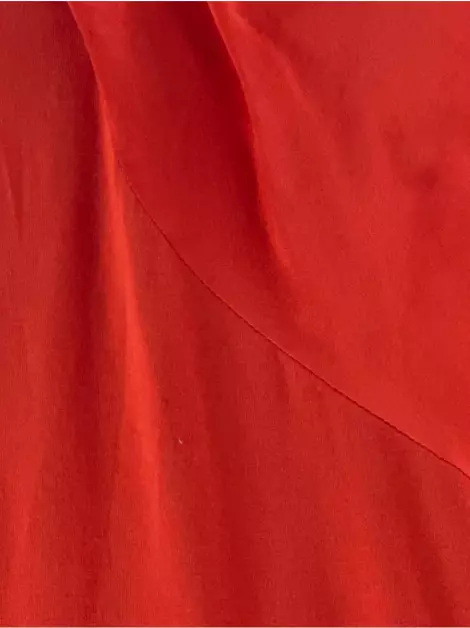 Vestido Tufi Duek Tecido Laranja