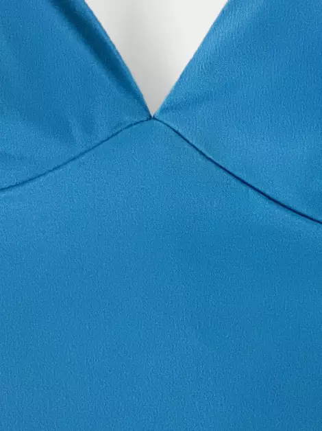 Vestido Tufi Duek Texturizado Azul
