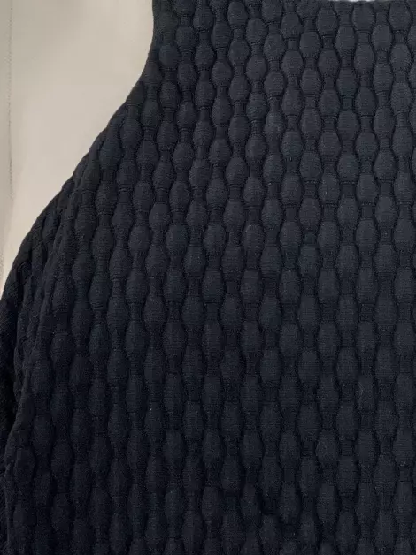 Vestido Tufi Duek Texturizado Preto