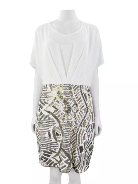 Vestido TVZ Bordado Branco
