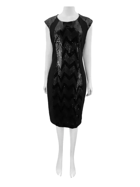 Vestido TVZ Paetê Preto