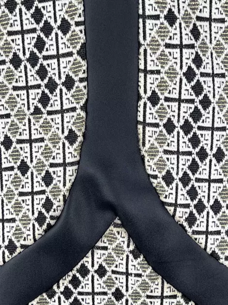 Vestido TVZ Texturizada P&B