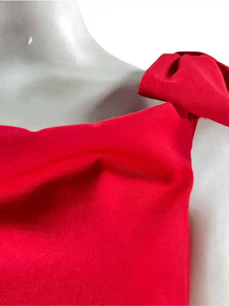 Vestido Valentino Tecido Vermelho