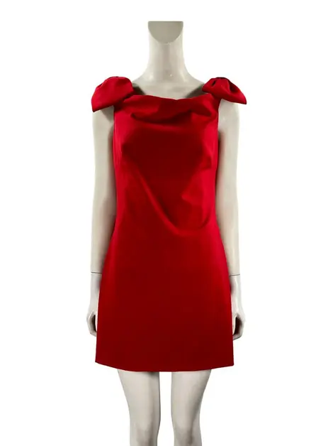 Vestido Valentino Tecido Vermelho