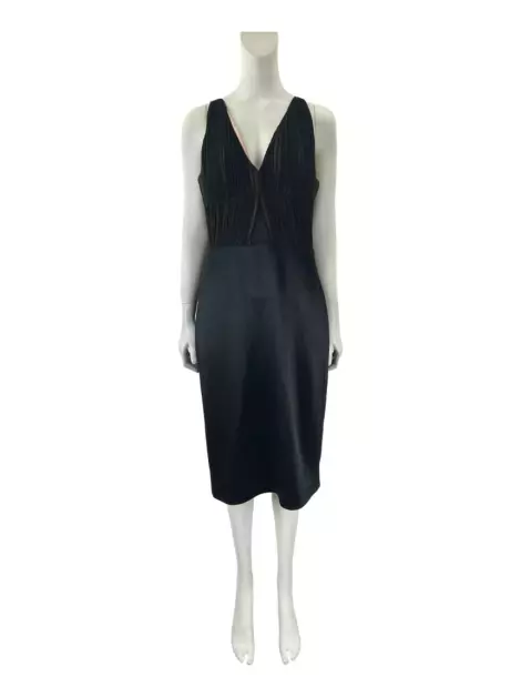 Vestido Vera Wang Seda Preto