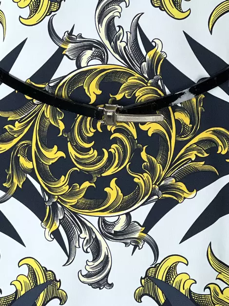 Vestido Versace Collection Curto Estampado