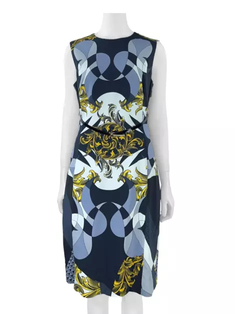 Vestido Versace Collection Curto Estampado