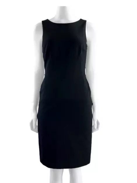 Vestido Versace Midi Preto