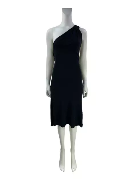 Vestido Versace Midi Preto