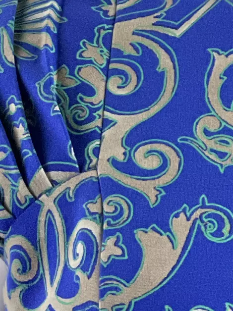 Vestido Versace Tecido Estampado