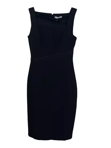 Vestido Versace Texturizado Preto