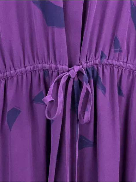 Vestido Vince. Seda Estampado