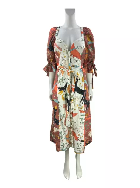 Vestido Waiwai Rio + Betina De Luca Linho Estampado