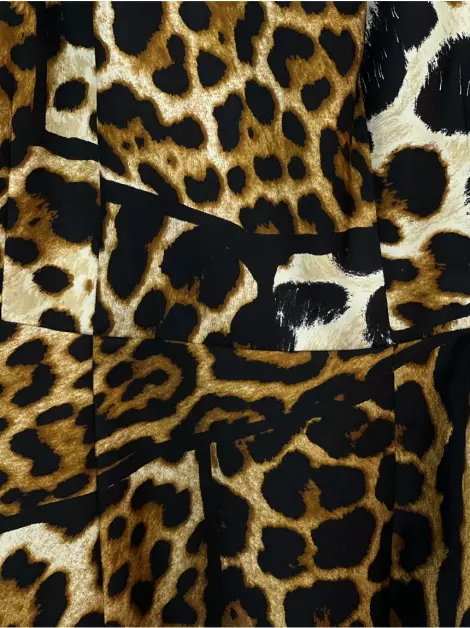 Vestido Yves Saint Laurent Estampa Animal Print
