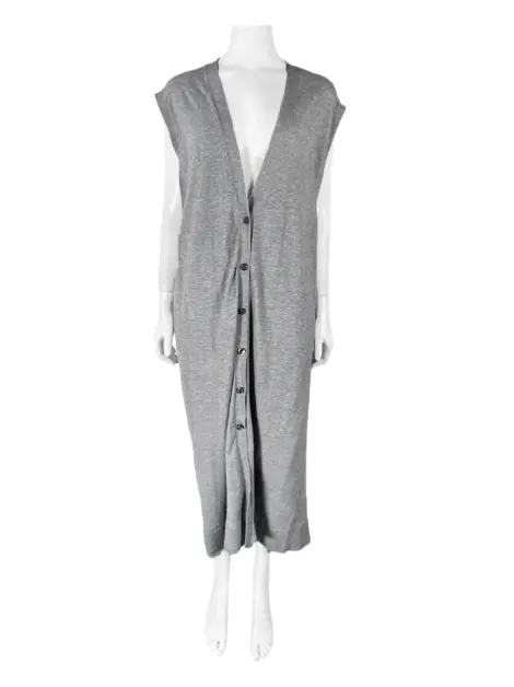 Vestido Zara Tecido Cinza