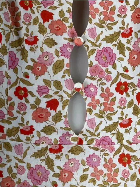 Vestido Zimmermann Tecido Floral