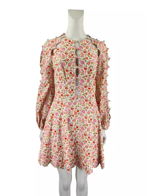 Vestido Zimmermann Tecido Floral