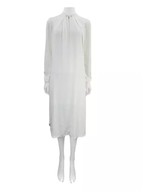 Vestido Zimmermann Tecido Off-White