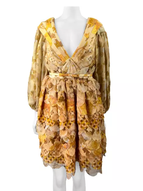 Vestido Zimmermann Tempo Scalloped