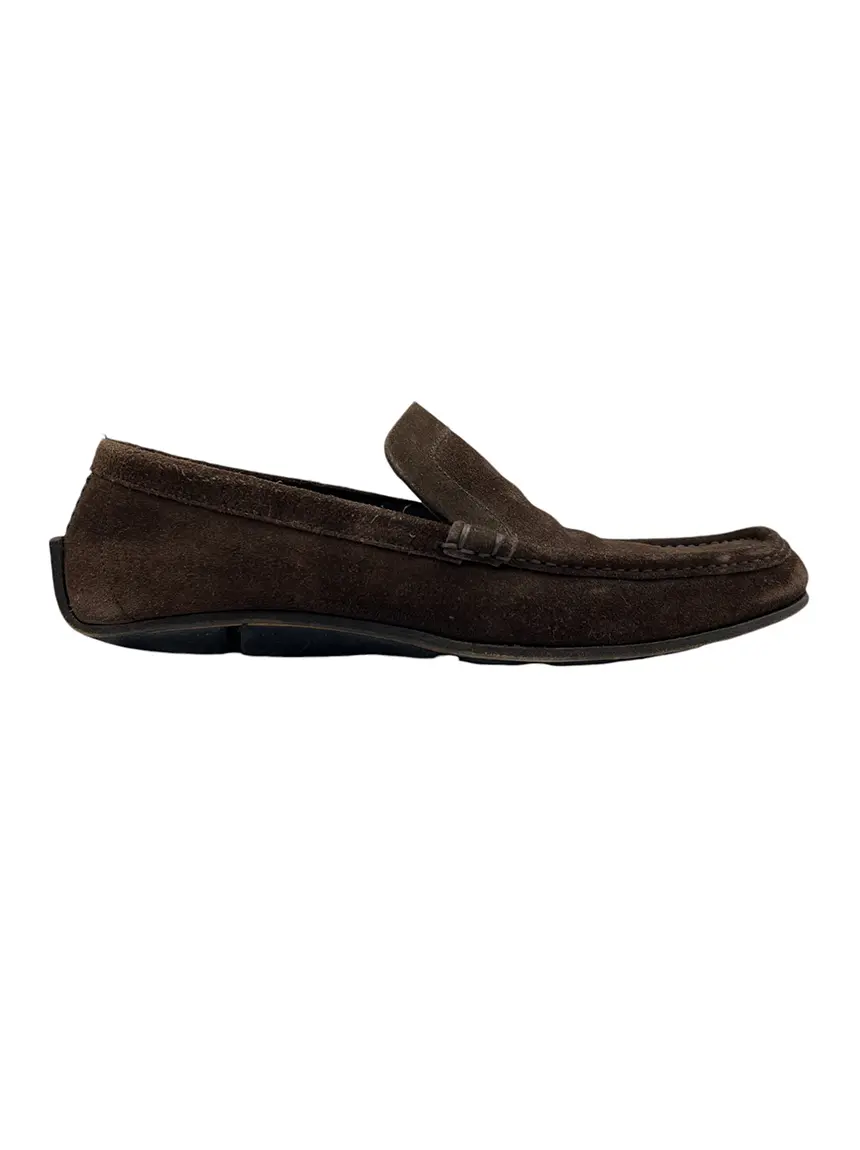 Mocassim Gucci Camurça Marrom - MZM192 Original | Etiqueta Única