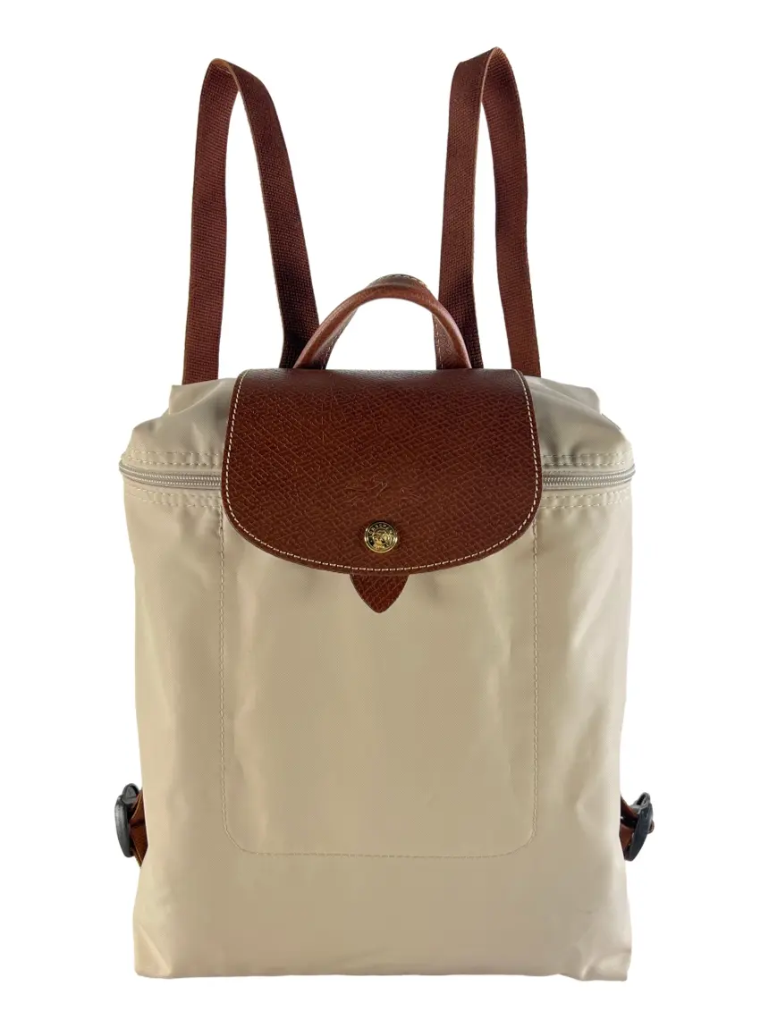 バッグ LONGCHAMP Le Pliage Club Backpack Ivory Mochila Longchamp Le Pliage Off White - BFW69 Original | Etiqueta