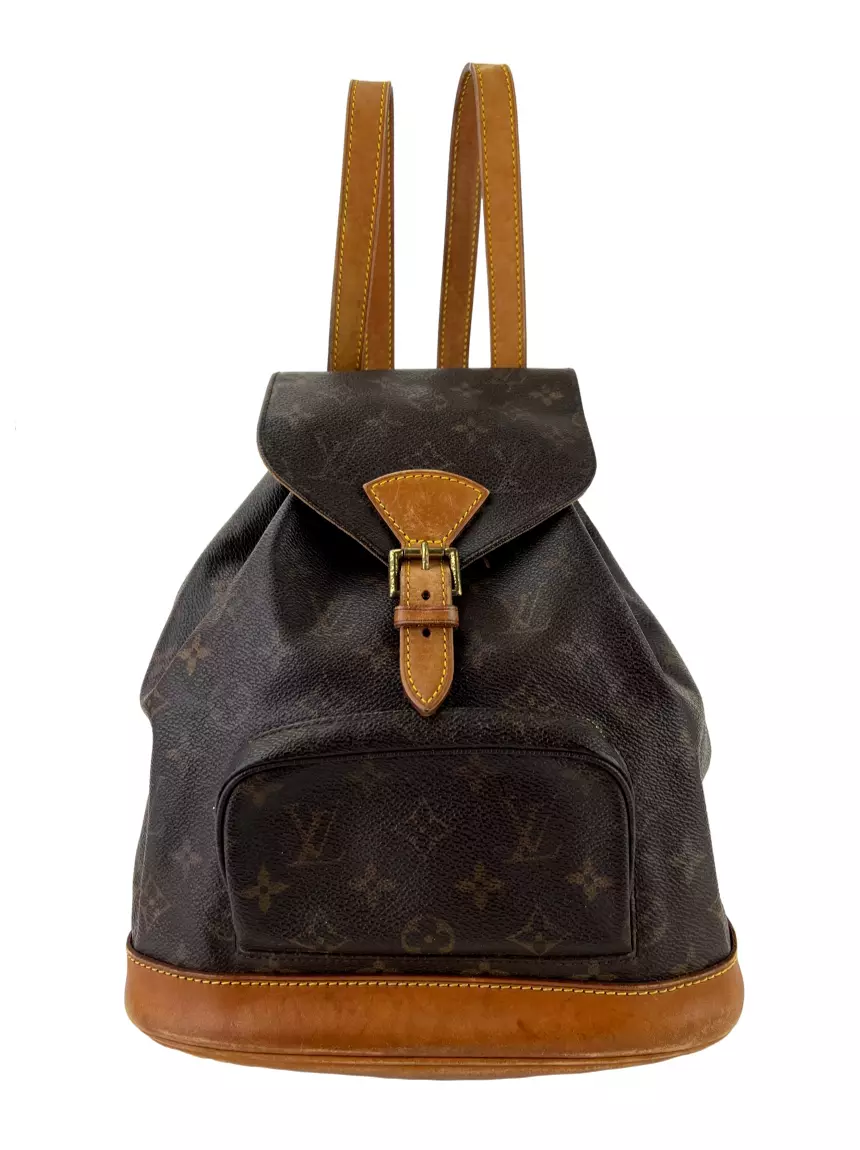 Louis Vuitton Vintage Monogram Montsouris PM Backpack - Brown