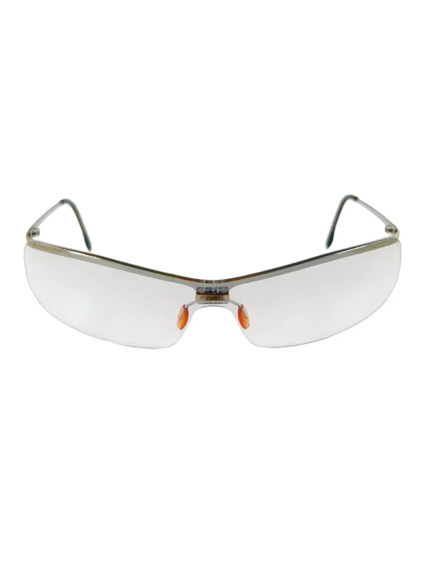 Óculos de Grau Chanel Rimless 4043 Prateado - QTB4 Original