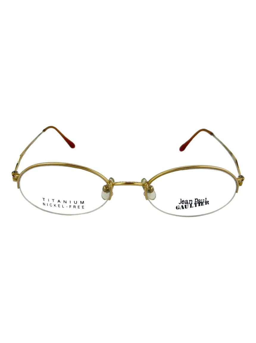小物 jean paul gaultier glasses code Óculos de Grau Jean Paul Gaultier 55-0079 Marrom Vintage - BHXS155