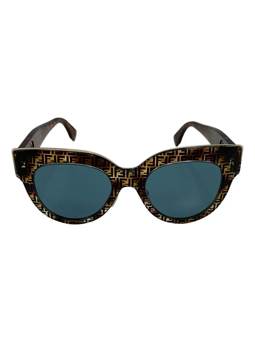 小物 FENDI Round Sunglasses Gradient Triangle Óculos de Sol Fendi FF 0360/G/S Monograma - CTIQ3 Original