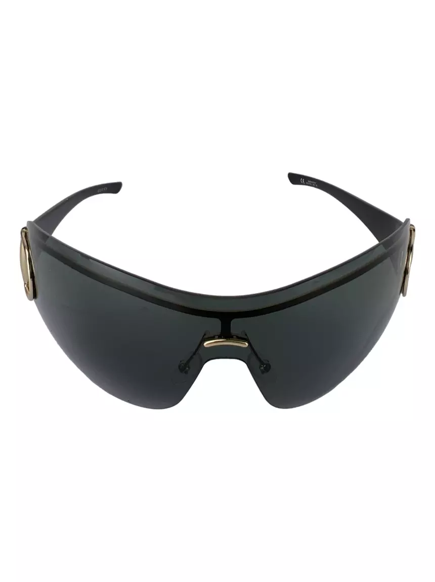 CLASSIC　　　　　　　　　　　　　　　　GUCCI Óculos de Sol Gucci GG2711/S Horsebit Preto - CFMB1 Original