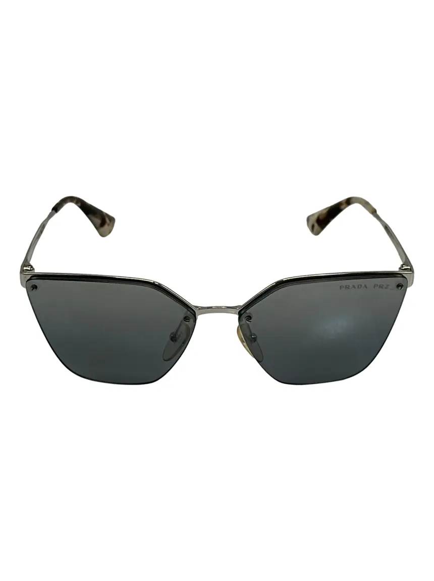 Óculos de Sol Prada SPR68T Prateado - CXOV3 Original | Etiqueta Única