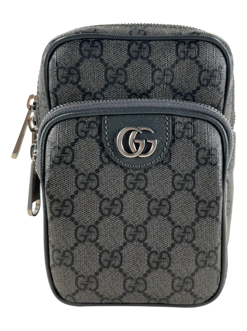 Pochete Gucci Ophidia Mini GG Cinza - CXMP1 Original | Etiqueta Única