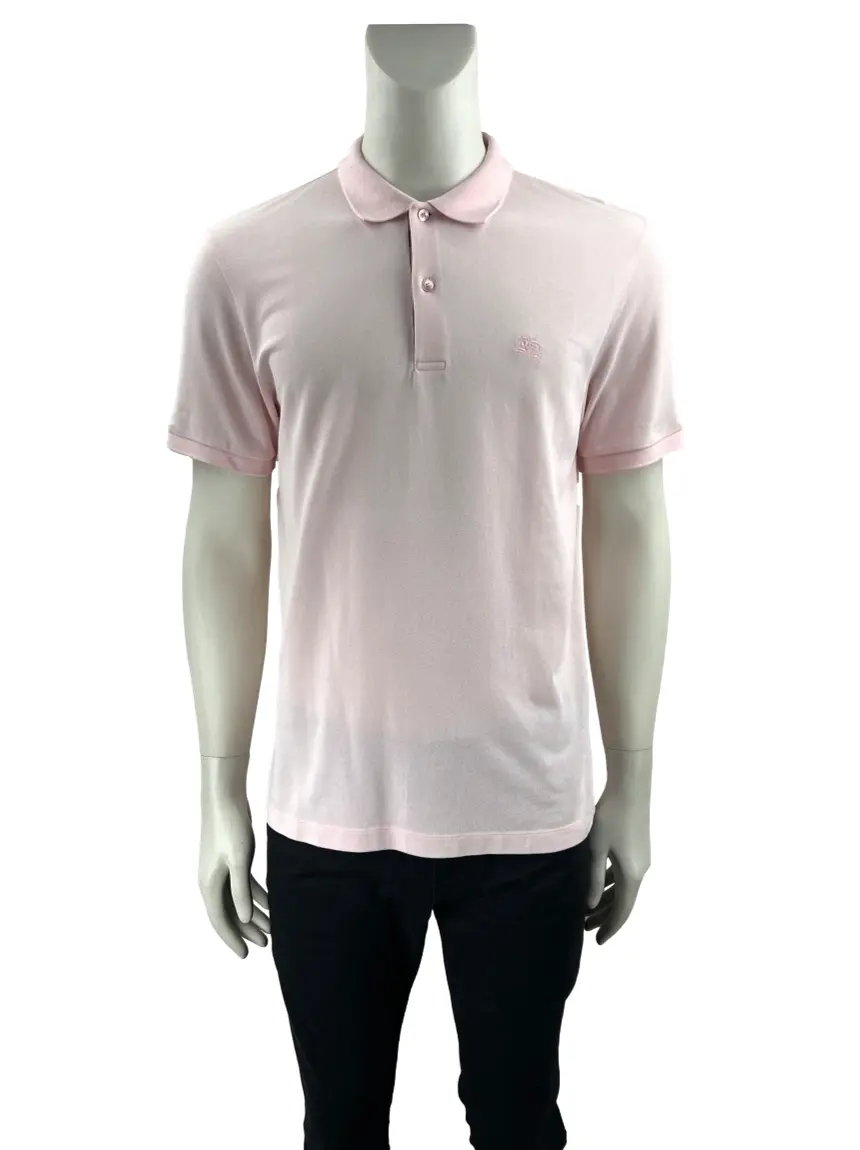 Polo burberry rosa on sale