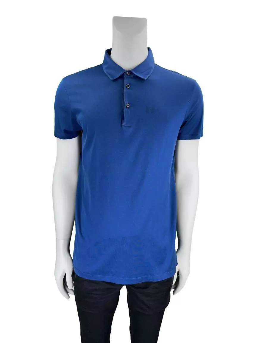 Polo Hugo Boss Regular Fit Azul Original NUU86 Etiqueta nica