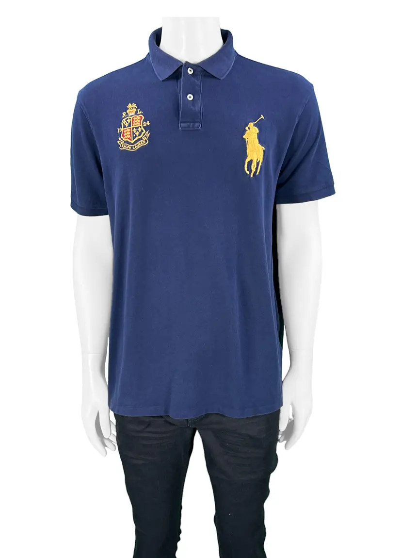 Polo Polo Ralph Lauren Bordada Azul - CLEO14 Original | Etiqueta Única