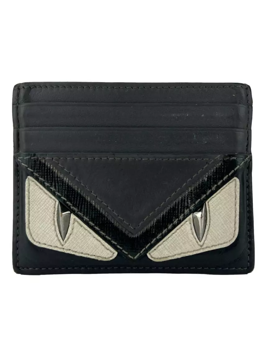 Porta Cartões Fendi Monster Bicolor - DFV13 Original | Etiqueta Única