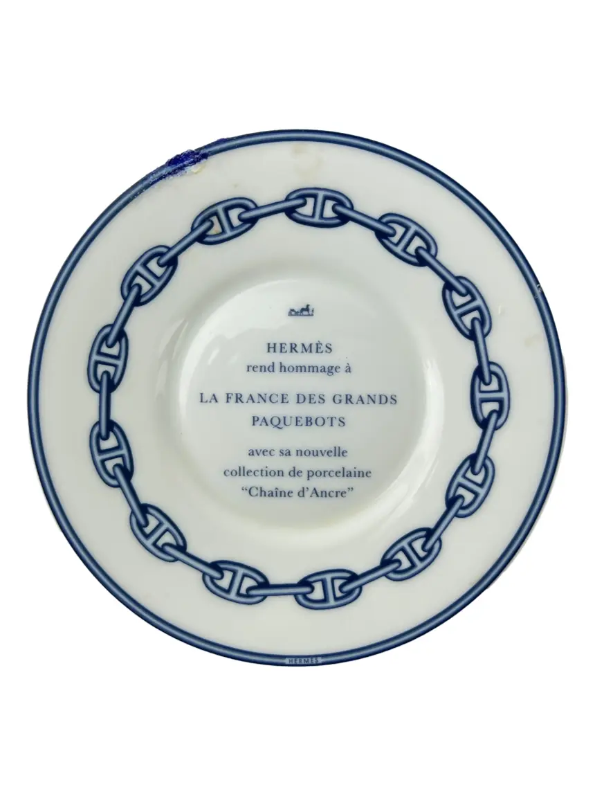 Prato Hermès Chaîne d'Ancre Porcelana - CHXS9 Original | Etiqueta