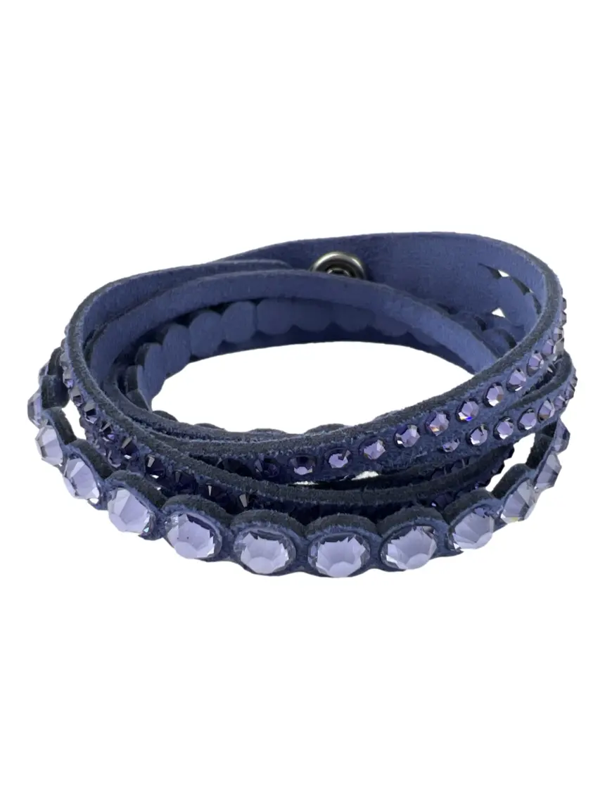 Bracelete Swarovski Slake Roxo - Compre Agora