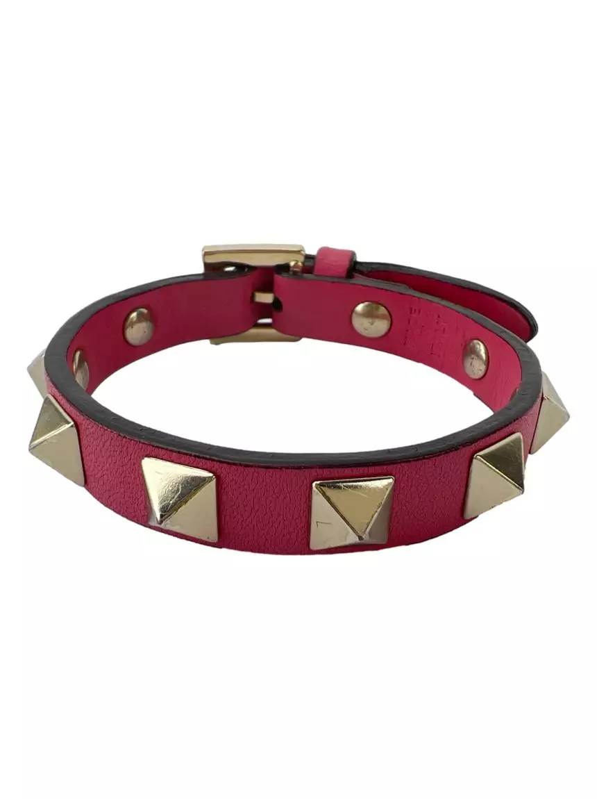 Pulseira Valentino Rockstud Rosa - PHG9 Original | Etiqueta Única