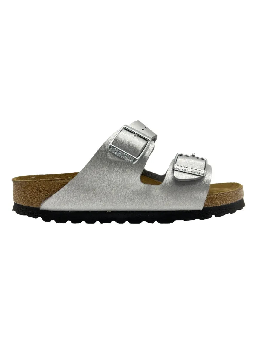 Rasteira Birkenstock Arizona Prata - COCG1 Original | Etiqueta Única