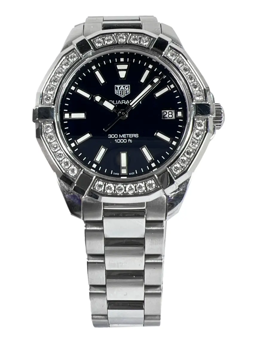 TAG Heuer Aquaracer 腕時計 シルバー Relógio Tag Heuer Aquaracer Diamantes Prateado - COAX1