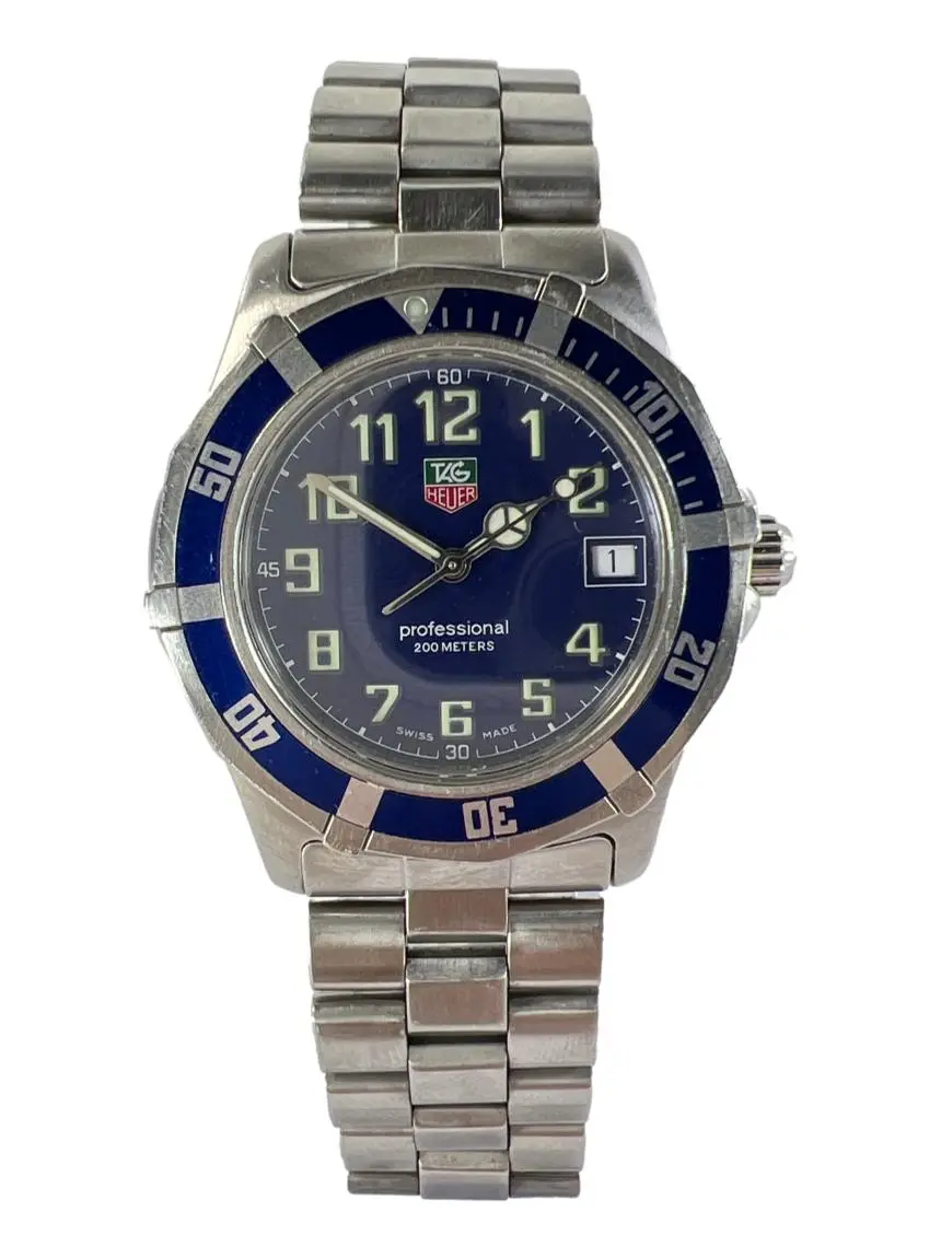 Relógio Tag Heuer Professional 2000 Serie Quartz Azul - CGPW105