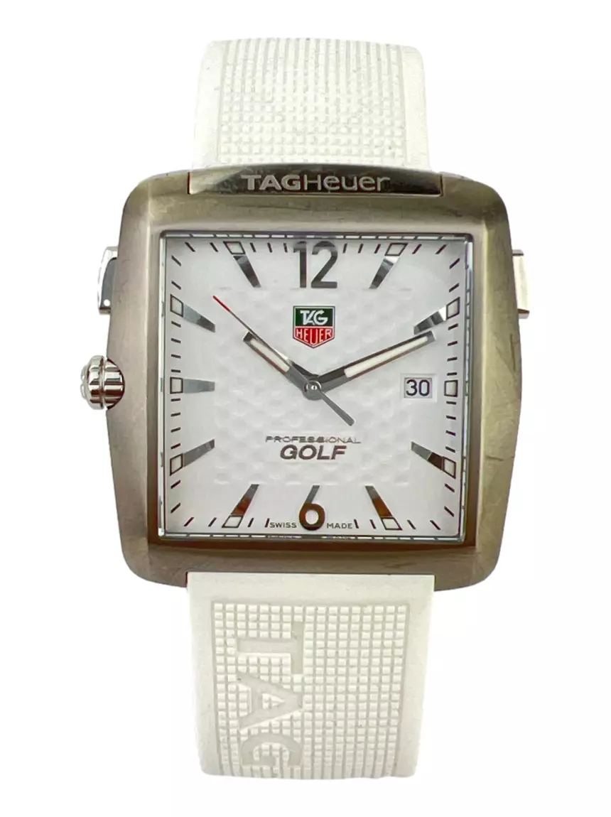 Rel gio Tag Heuer Woods Golf Branco Original CGHS37 Etiqueta nica