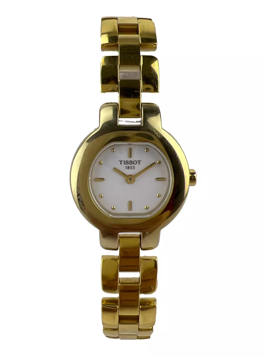 Rel gio Tissot G330 Quartzo Dourado Original CEVE7 Etiqueta nica