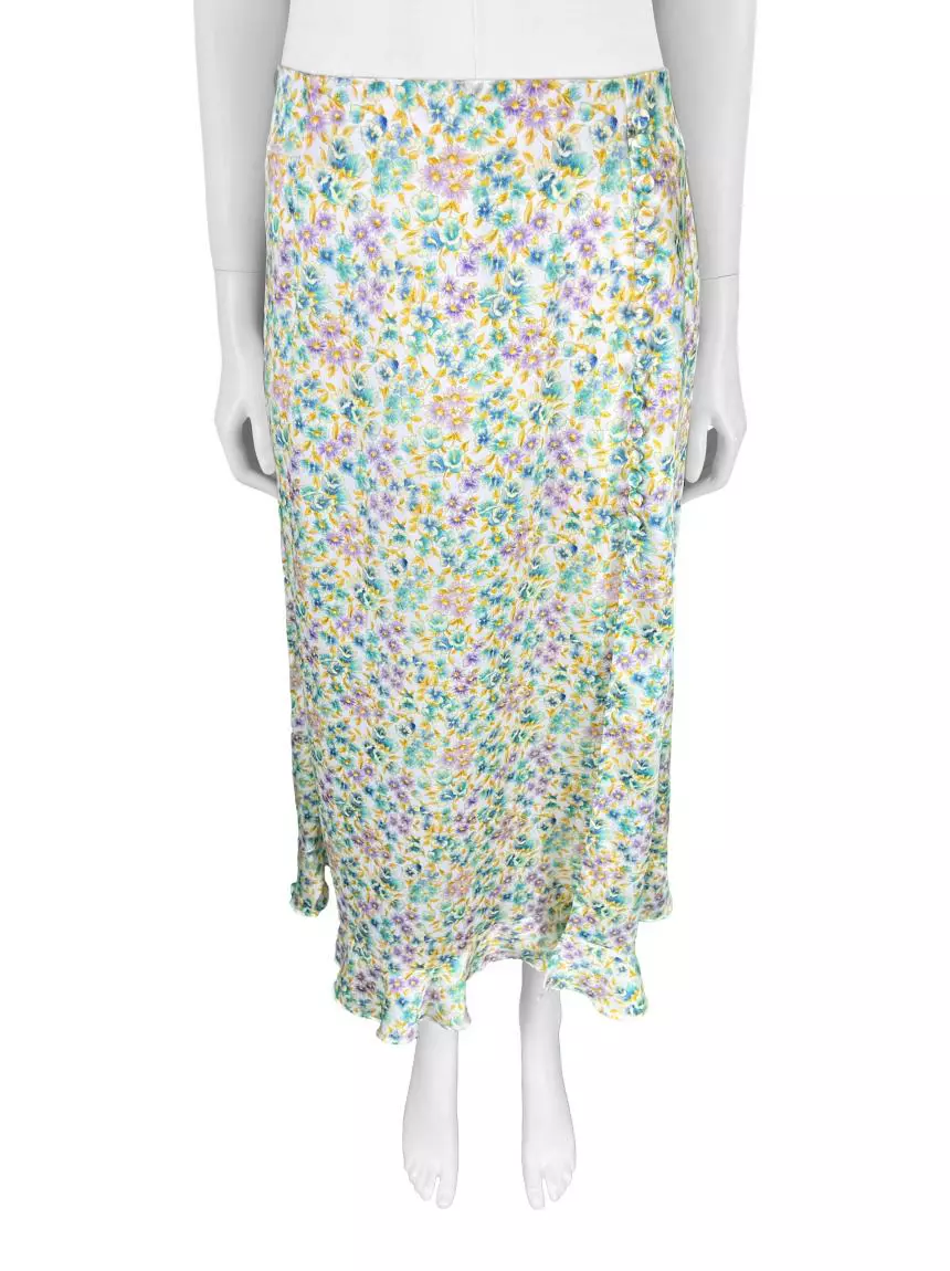 Saia Zara Longa Estampada LOT433 Original Etiqueta Única