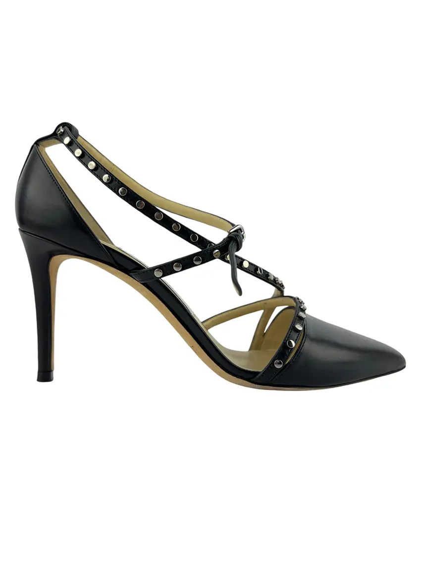 Sandália Jimmy Choo Sapato Jimmy Choo Tiff 100 Preto - GUA208